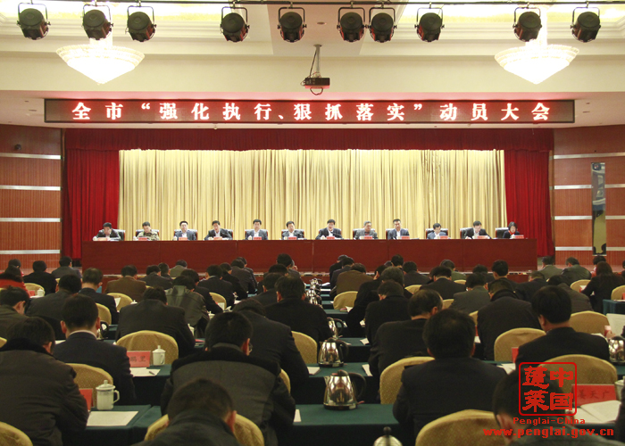 全市“强化执行、狠抓落实”动员大会召开